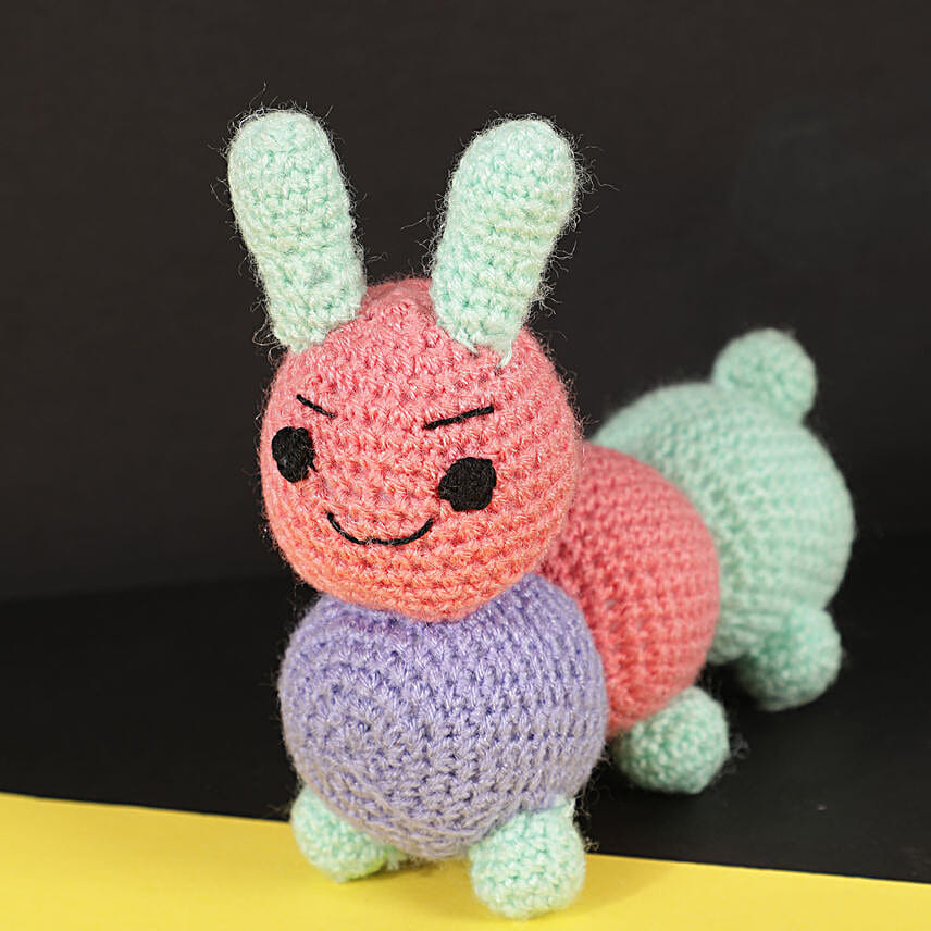 Cute Caterpillar Crochet Soft Toy