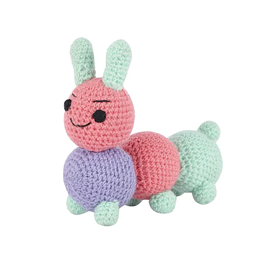 Cute Caterpillar Crochet Soft Toy