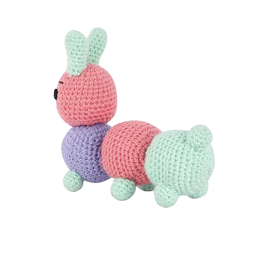 Cute Caterpillar Crochet Soft Toy