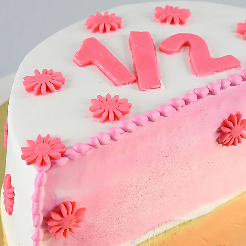 half shape cake online