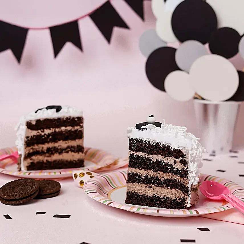 Cute Panda Chocolate Cake-Half Kg