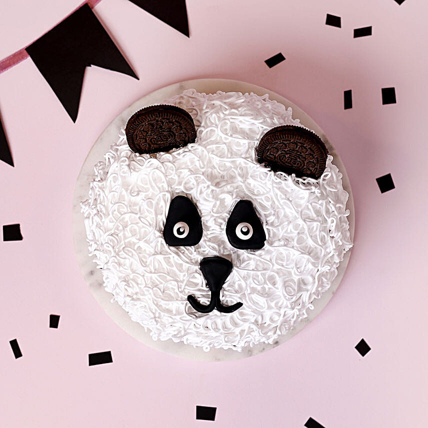 Cute Panda Chocolate Cake-Half Kg