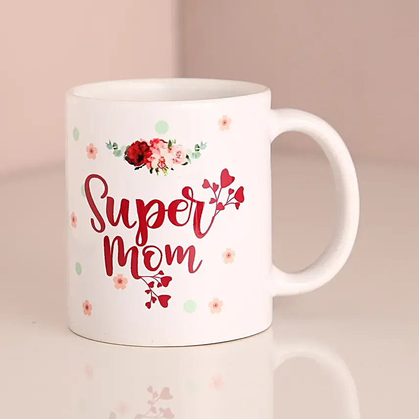 Cute Super Mom Mug Hand Delivery