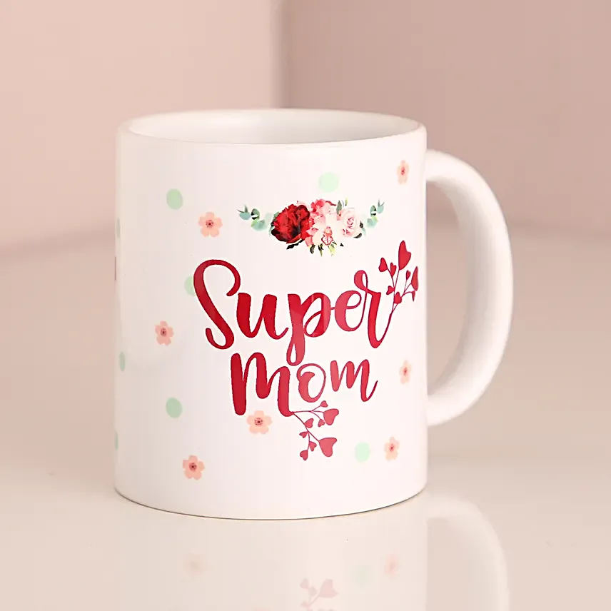 Cute Super Mom Mug Hand Delivery