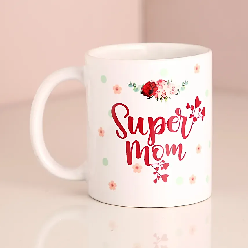 Cute Super Mom Mug Hand Delivery