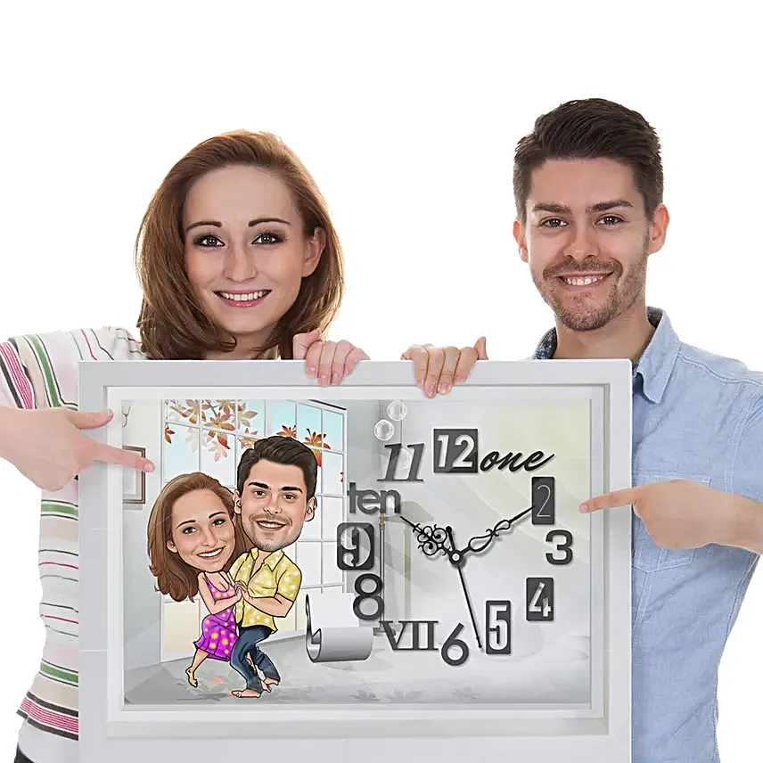 Buy Online Caricature Wall Clock