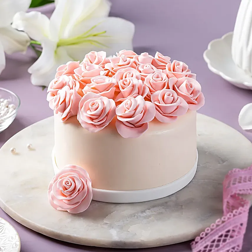 floral topper cake online