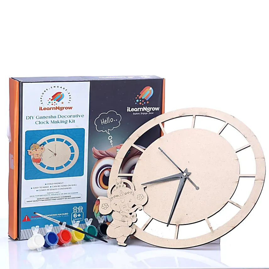 Decorative Ganesha Clock DIY Kit
