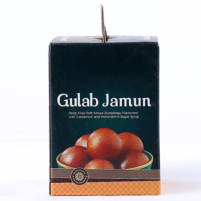 Tin of gulab jamun