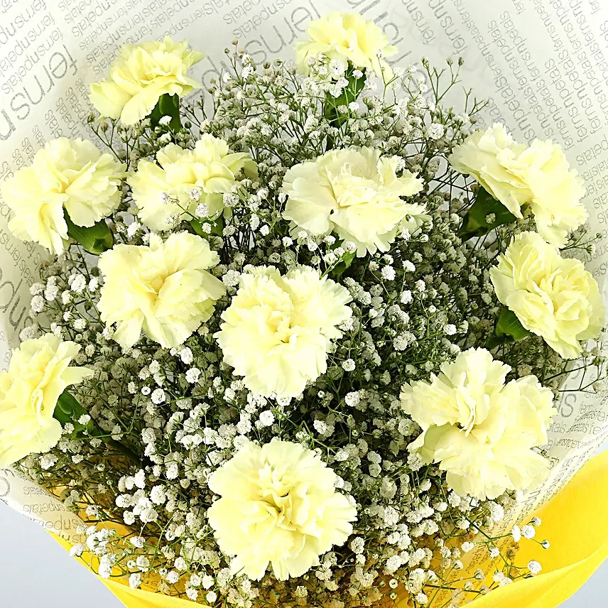 Delightfully Yours Carnations Bouquet