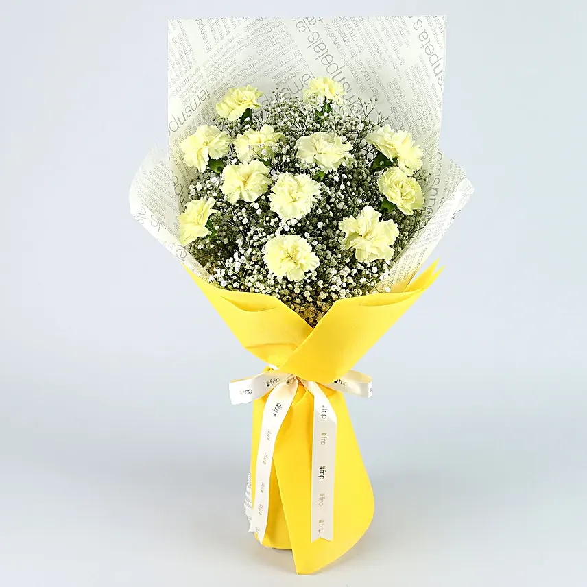 Delightfully Yours Carnations Bouquet