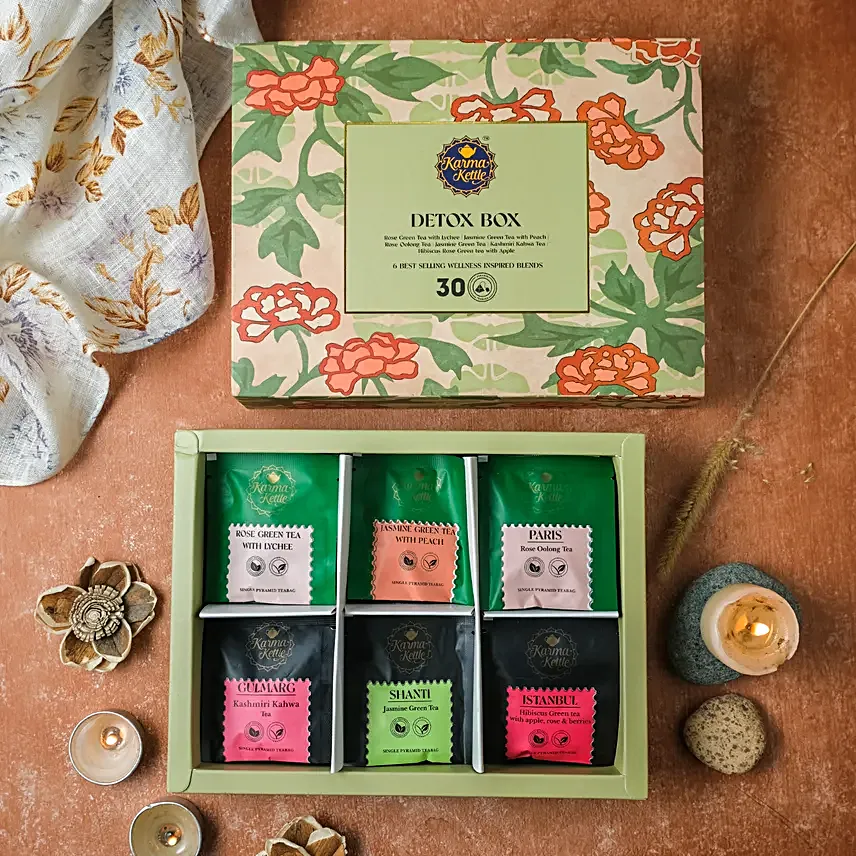 Detox Tea Gift Box 6 Flavours