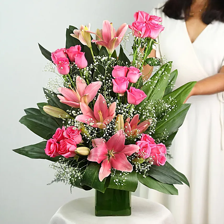 Dewy Dreams Floral Vase
