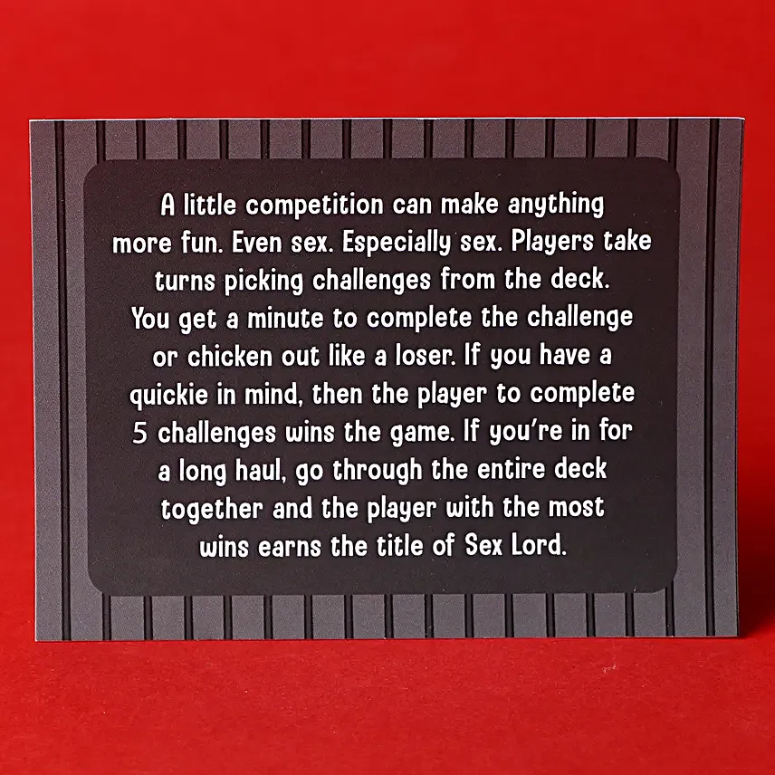 Dirty Minute Valentine Playing Cards
