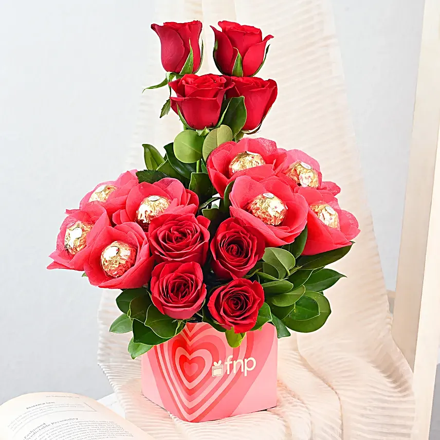 Distinctive Choco Flower Arrangement