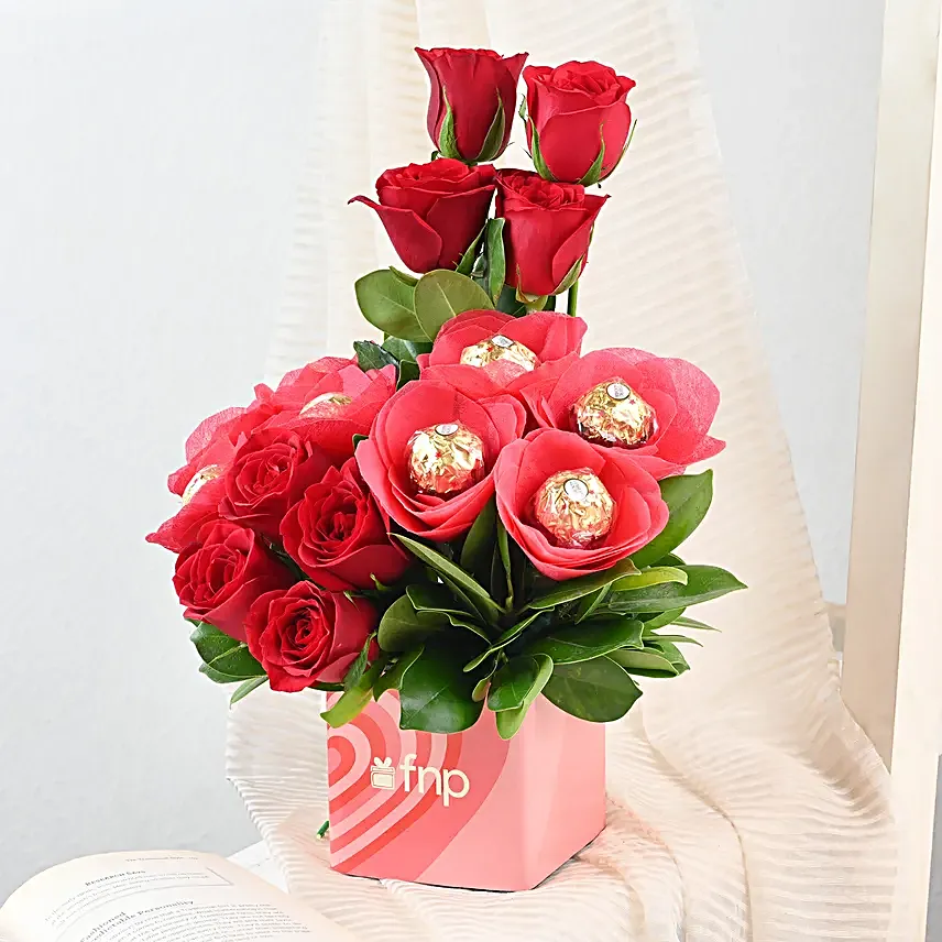 Distinctive Choco Flower Arrangement
