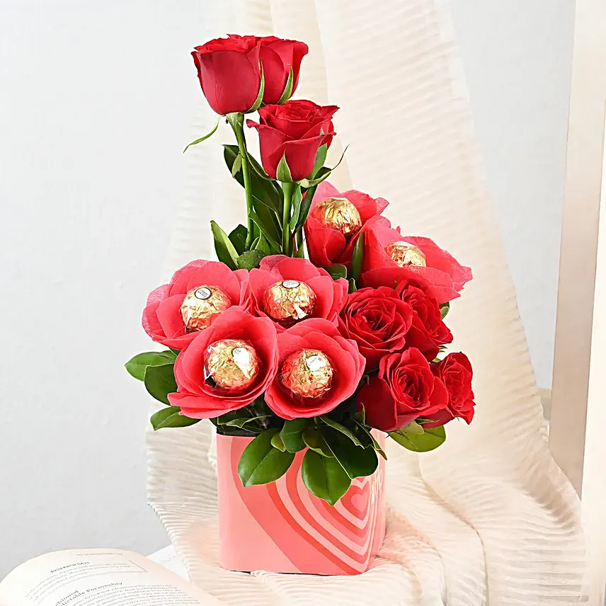 Distinctive Choco Flower Arrangement