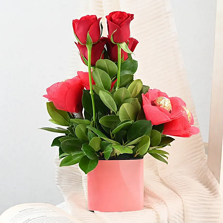 Distinctive Choco Flower Arrangement