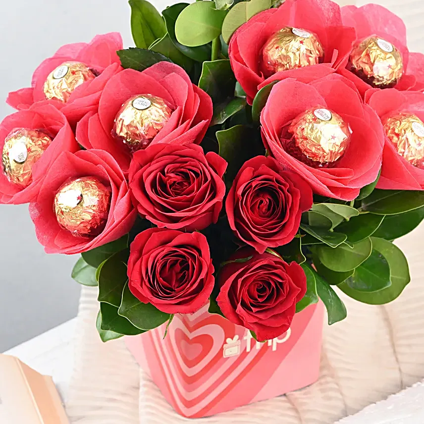 Distinctive Choco Flower Arrangement