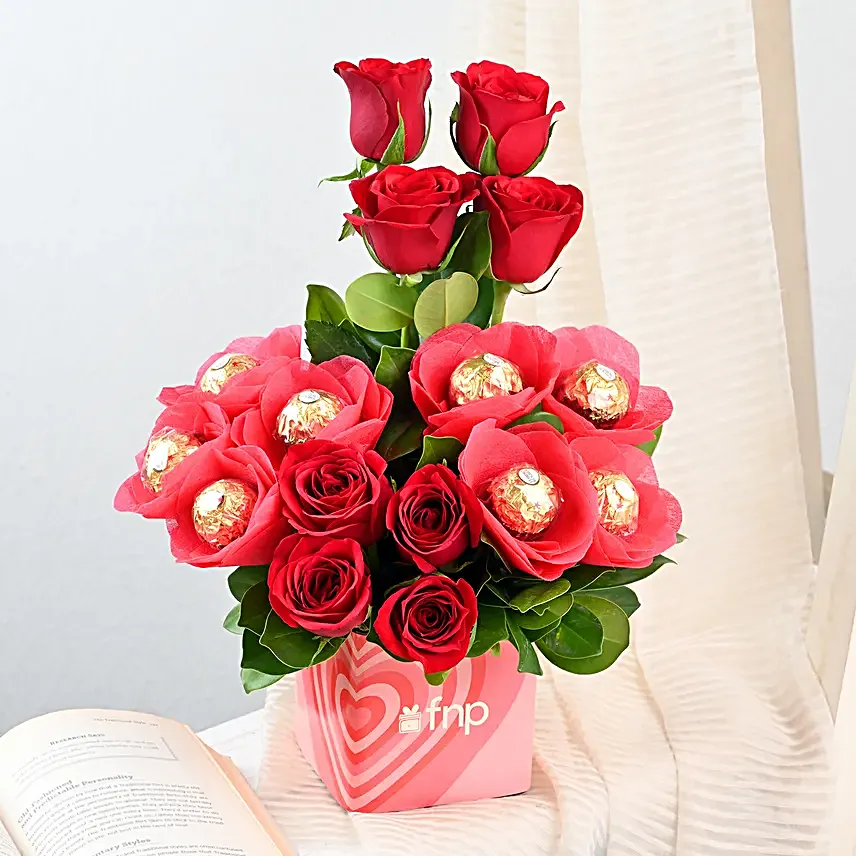 Distinctive Choco Flower Arrangement