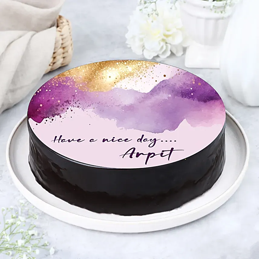 Divine Chocolate Eggless Cake  Half Kg