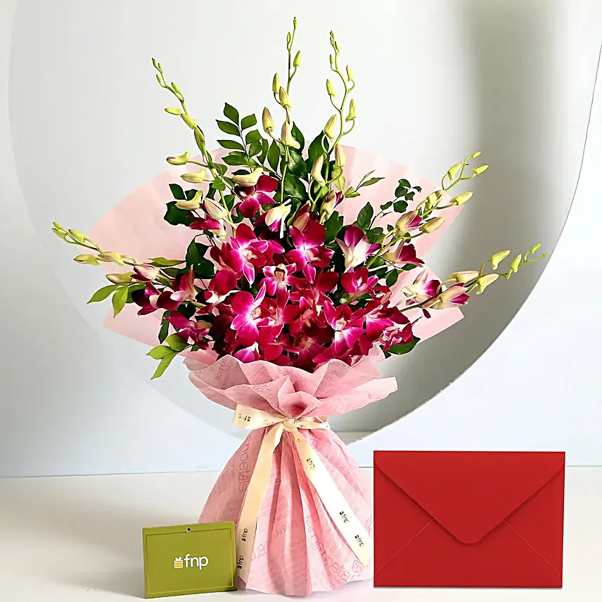 Divine Love Orchids Bouquet for Love