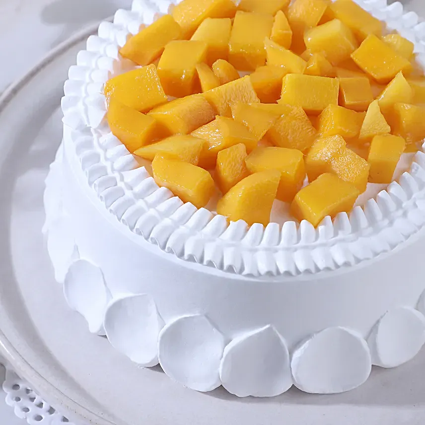 Divine Mango Cream Cake