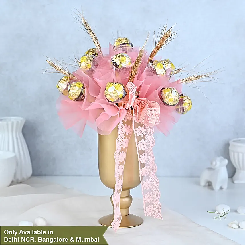 Divine Vase of Chocolate Luxury