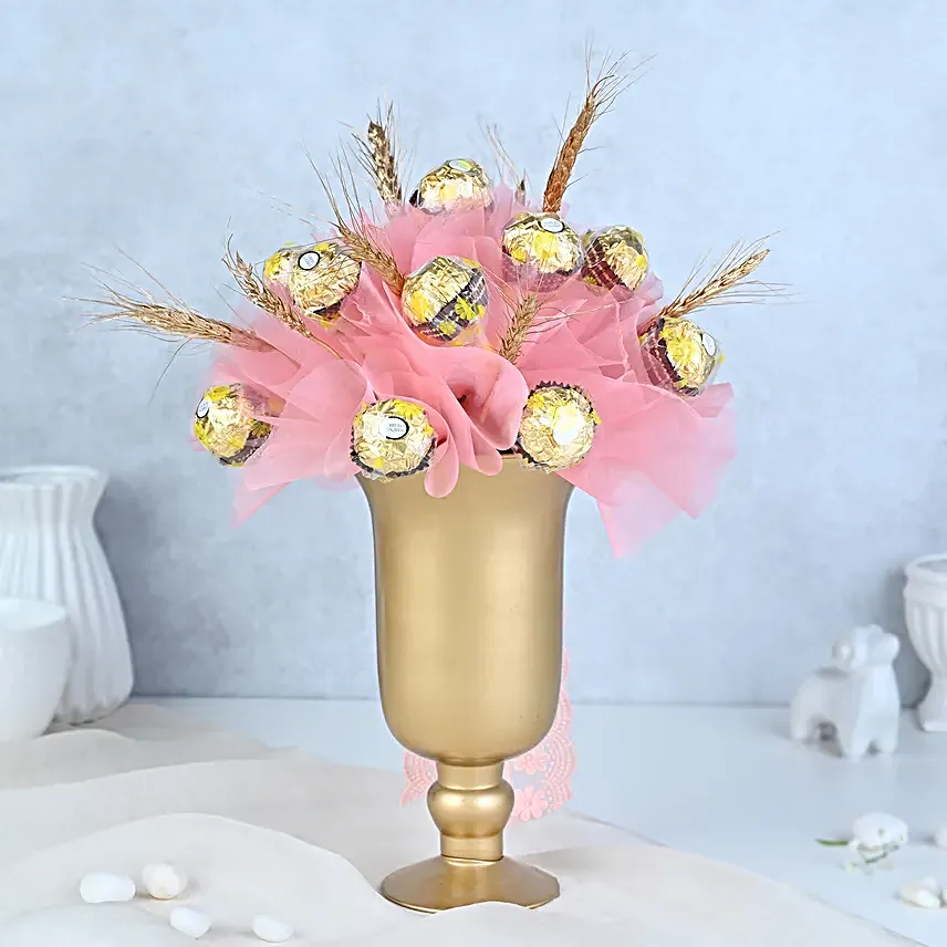 Divine Vase of Chocolate Luxury