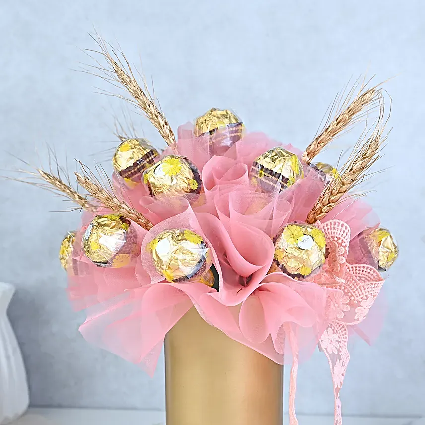 Divine Vase of Chocolate Luxury