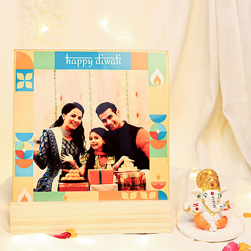 Diwali Photo Frame N Idol Combo