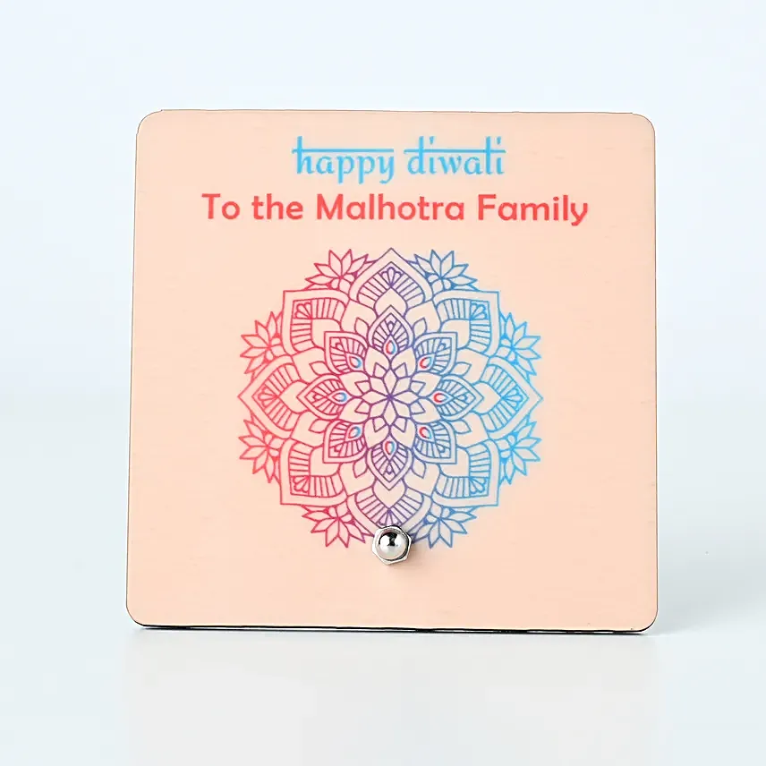 Diwali Photo Frame N Prosperity Plant