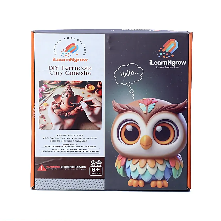 Diwali Special Clay Ganeshji DIY Kit
