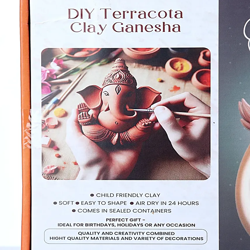Diwali Special Clay Ganeshji DIY Kit