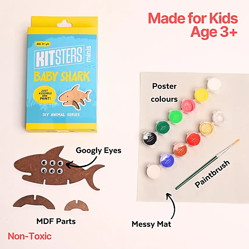DIY Baby Shark Painting Mini Kit