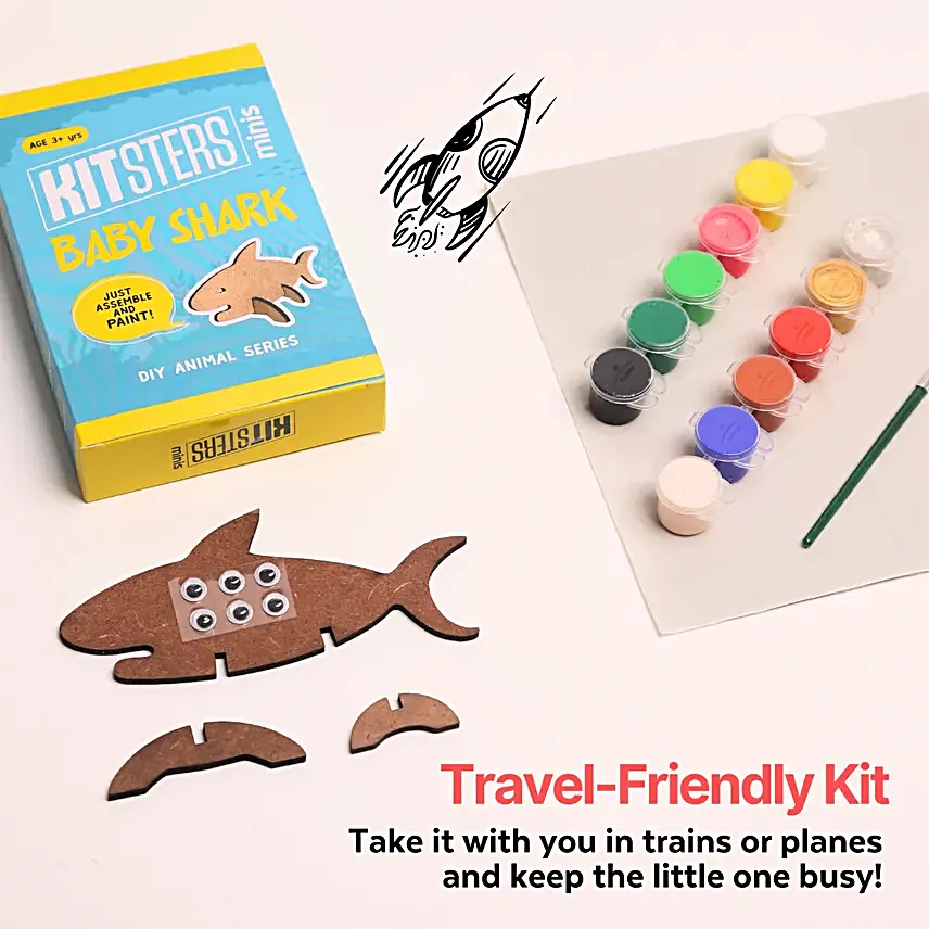DIY Baby Shark Painting Mini Kit
