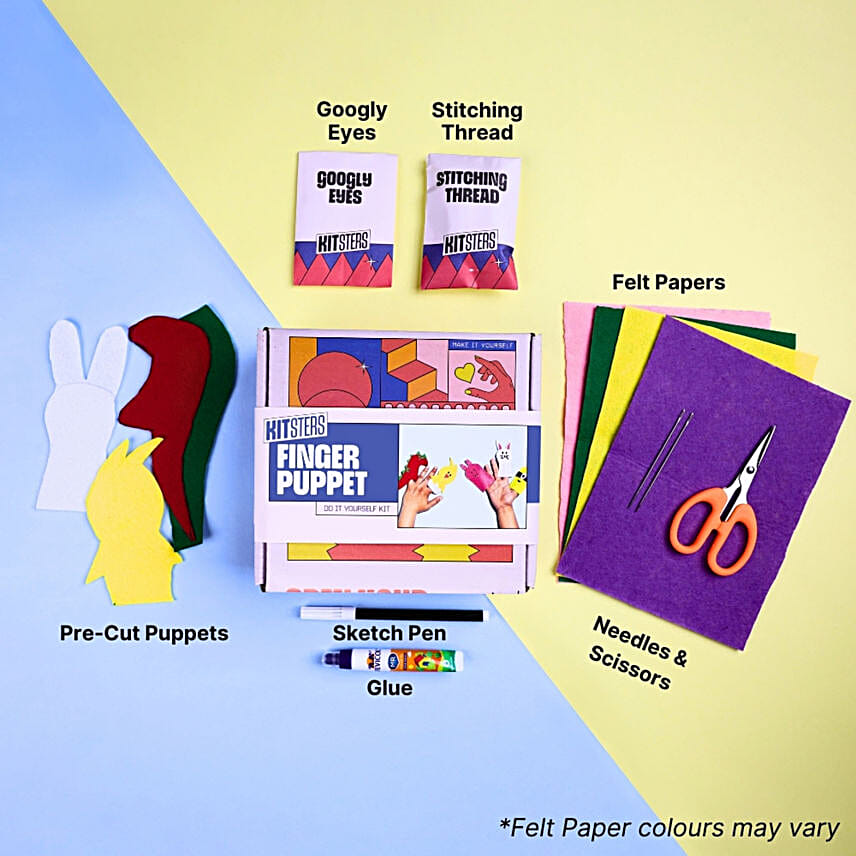 DIY Fun Finger Puppet Kit
