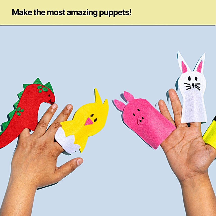 DIY Fun Finger Puppet Kit