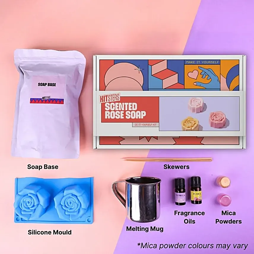 DIY Pretty Rose Soap Kit