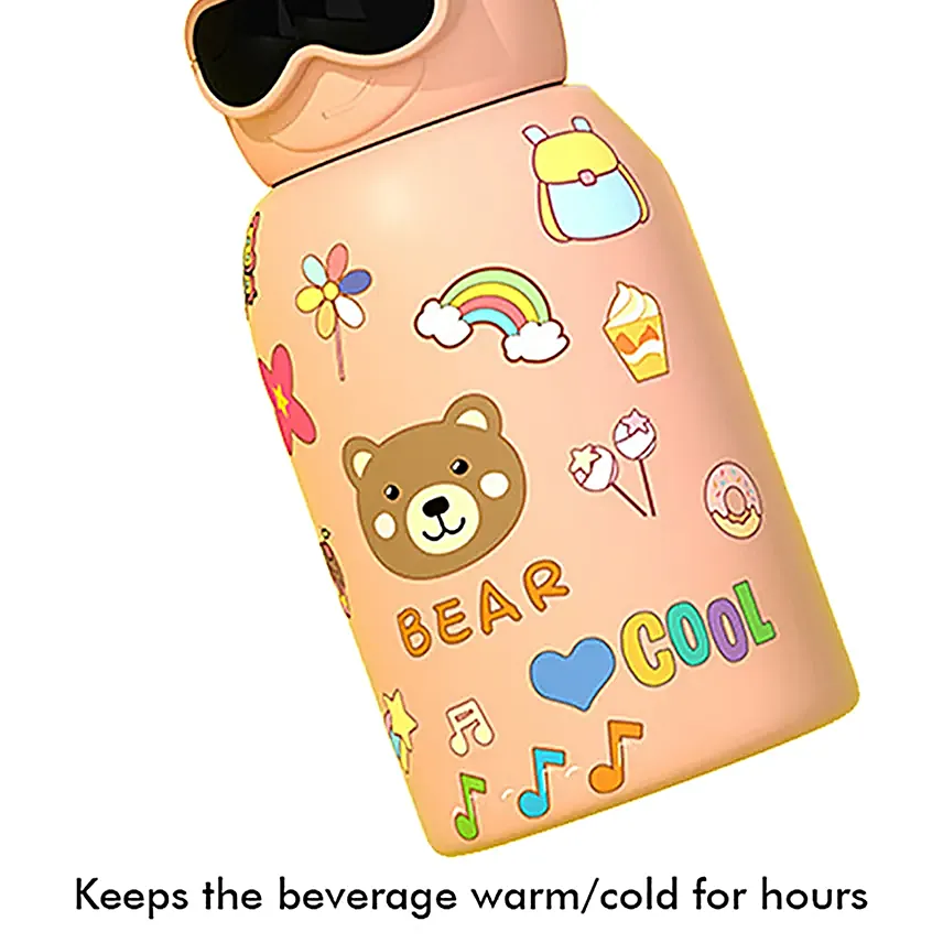 DIY Stickers Water Bottle Pink