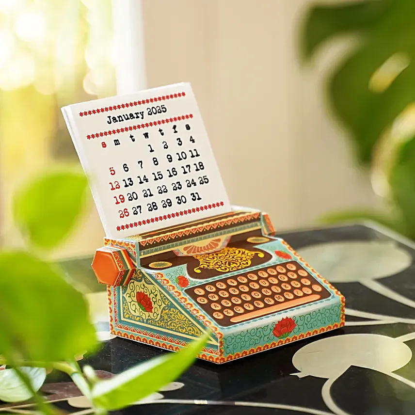 DIY Typewriter Calendar