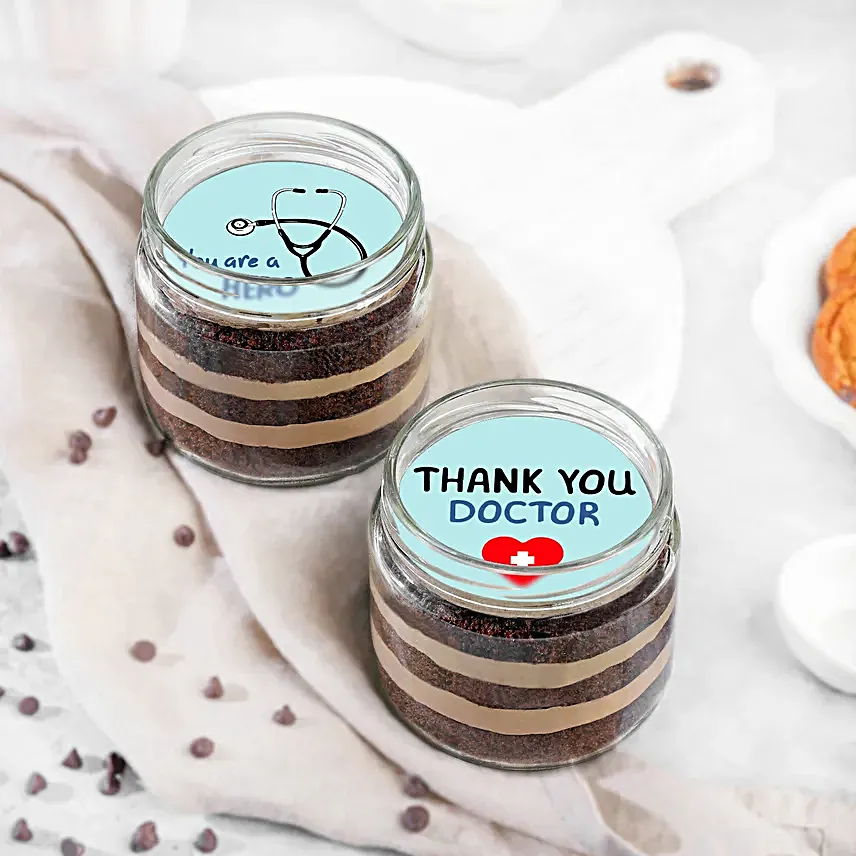 Doctors Day Jar Cake Duo