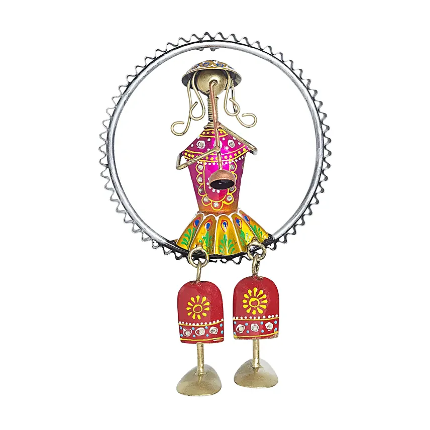 Doll Hanging Wall Decor Multicoloured