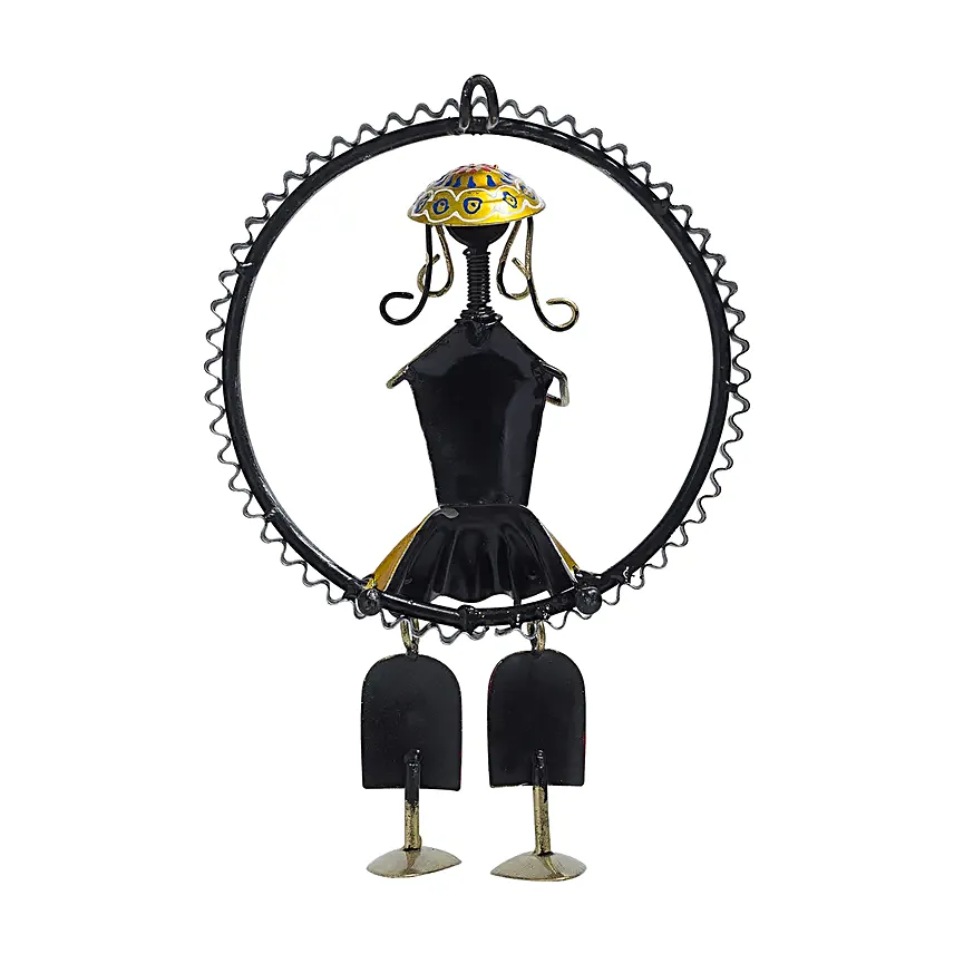 Doll Hanging Wall Decor Multicoloured