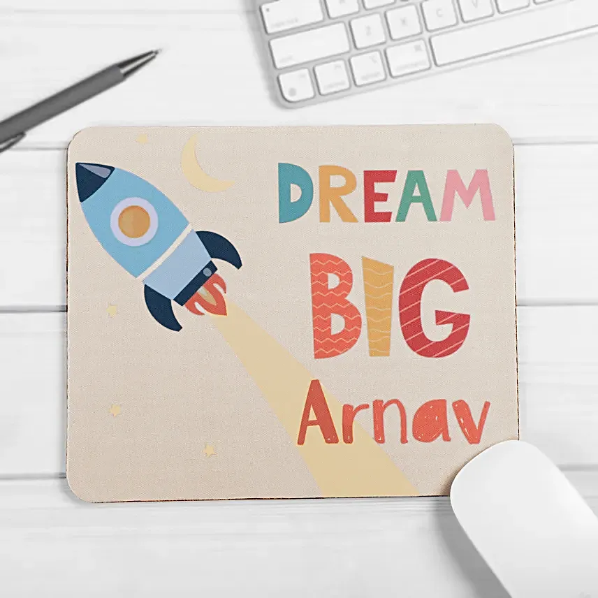 Dream Big Personalised Mouse Pad