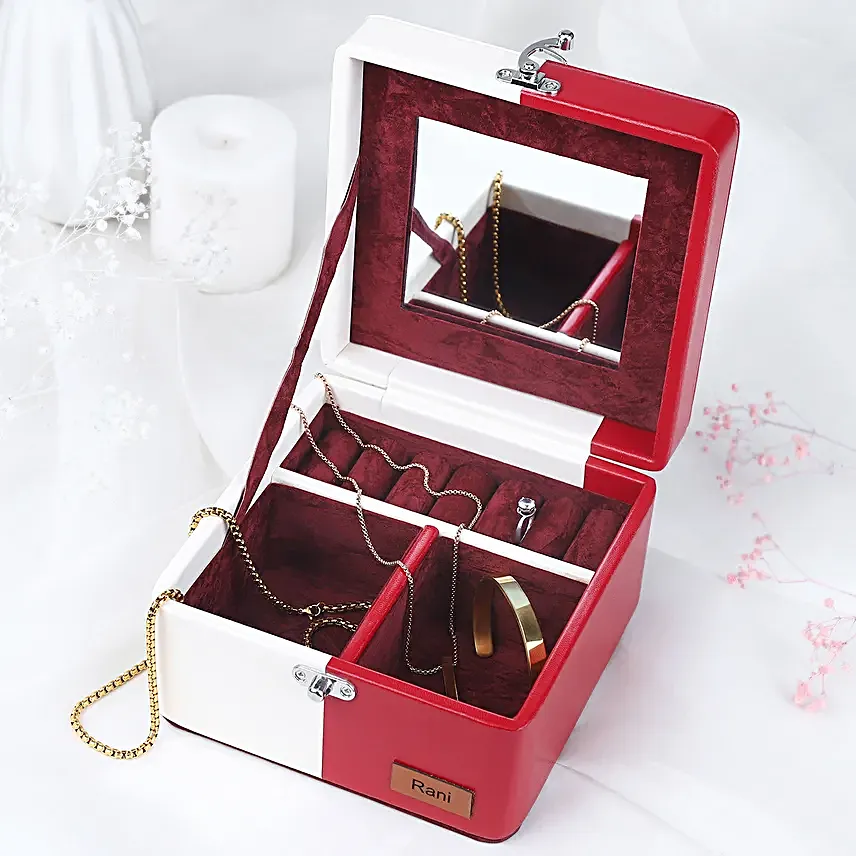 Dual Compartment Jewellery Box