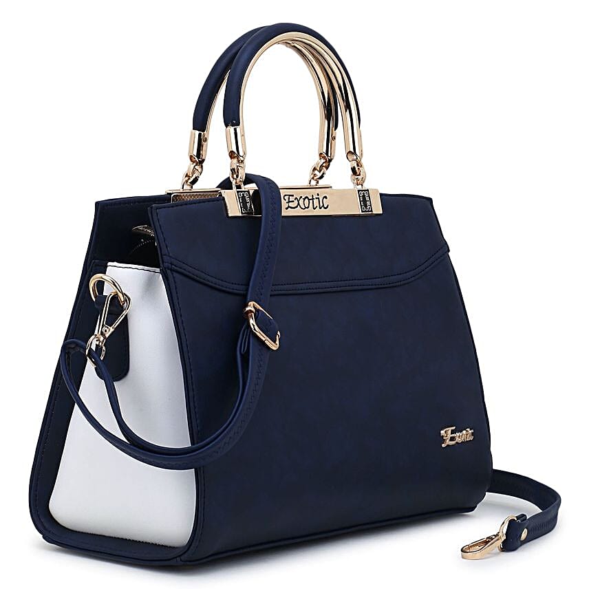 Dual Tone Sling Bag Blue