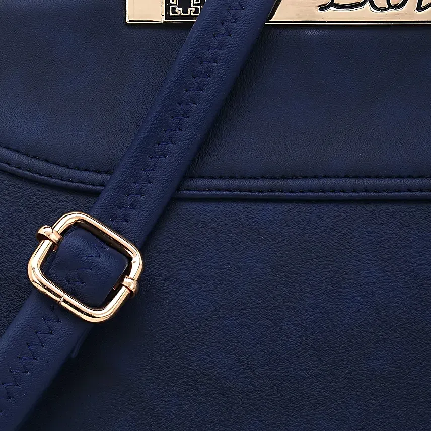 Dual Tone Sling Bag Blue
