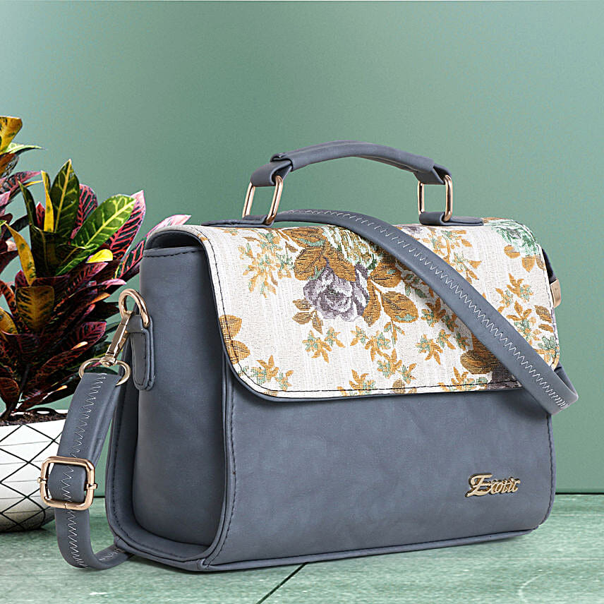 Dualtone Leather Sling Bag