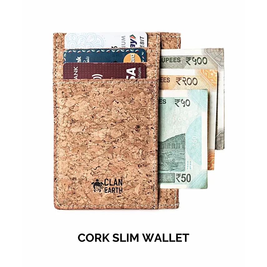 Eco Chic Cork Wallet Unisex